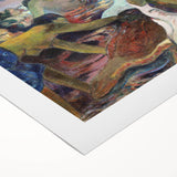 Tahitian Fisherwomen - Vibrant Modern Wall Art with Cultural Essence