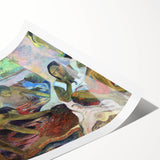 Tahitian Fisherwomen - Vibrant Modern Wall Art with Cultural Essence