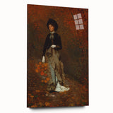 Realism Art Print - Autumn by Winslow Homer, Elegant Fall Scene