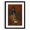 Realism Art Print - Autumn by Winslow Homer, Elegant Fall Scene