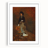 Realism Art Print - Autumn by Winslow Homer, Elegant Fall Scene