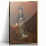 Realism Art Print - Autumn by Winslow Homer, Elegant Fall Scene
