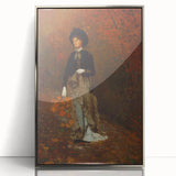 Realism Art Print - Autumn by Winslow Homer, Elegant Fall Scene
