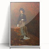 Realism Art Print - Autumn by Winslow Homer, Elegant Fall Scene