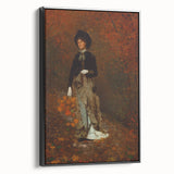 Realism Art Print - Autumn by Winslow Homer, Elegant Fall Scene