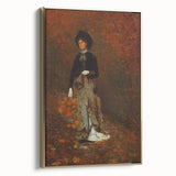 Realism Art Print - Autumn by Winslow Homer, Elegant Fall Scene