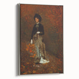 Realism Art Print - Autumn by Winslow Homer, Elegant Fall Scene