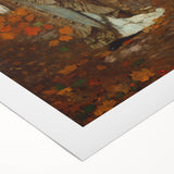 Realism Art Print - Autumn by Winslow Homer, Elegant Fall Scene