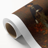 Realism Art Print - Autumn by Winslow Homer, Elegant Fall Scene