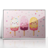 Cute Ice Cream Girls Room Wall Art – Kids Room Art Print