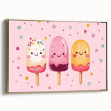 Cute Ice Cream Girls Room Wall Art – Kids Room Art Print