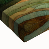 Black and white landscape art painting on large canvas, depicting a serene autumn scene, suitable for bedroom wall decor.