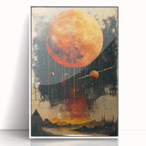 Cosmic Elegance - Acrylic Dining Room Artwork