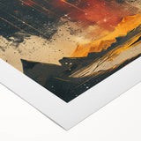 Cosmic Elegance - Acrylic Dining Room Artwork