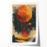 Cosmic Elegance - Acrylic Dining Room Artwork