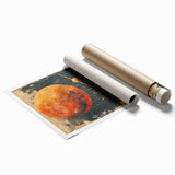 Cosmic Elegance - Acrylic Dining Room Artwork