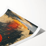 Cosmic Elegance - Acrylic Dining Room Artwork