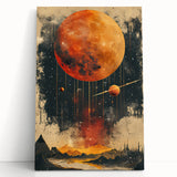 Cosmic Elegance - Acrylic Dining Room Artwork