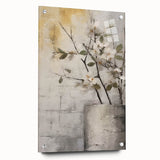Minimalist Floral Living Room Wall Art – Modern Canvas & Prints