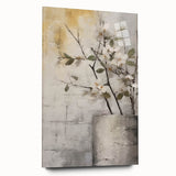 Minimalist Floral Living Room Wall Art – Modern Canvas & Prints