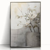 Minimalist Floral Living Room Wall Art – Modern Canvas & Prints