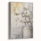 Minimalist Floral Living Room Wall Art – Modern Canvas & Prints