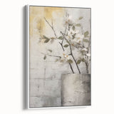 Minimalist Floral Living Room Wall Art – Modern Canvas & Prints
