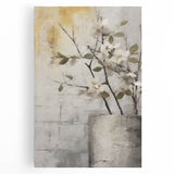 Minimalist Floral Living Room Wall Art – Modern Canvas & Prints