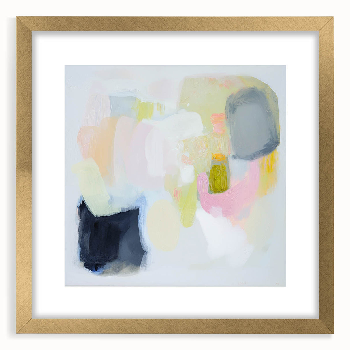 Modern Abstract Wall Art – Playful Pastel Color Canvas Print