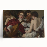 Baroque Musical Ensemble Wall Art - The Harmony of Strings and Voices