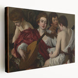 Baroque Musical Ensemble Wall Art - The Harmony of Strings and Voices