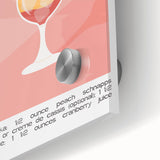 Large abstract wall art in mid-century modernist style, featuring vibrant, multicolored patterns on acrylic glass.