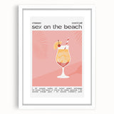 Abstract art print featuring swirling patterns in blue and green tones, framed in white, suitable for dining room decor.