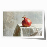 Rolled print of assorted fruits in vibrant colors, ideal for art wall dining room or classy bathroom decor.
