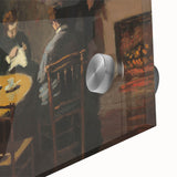 Impressionist Interior Scene - After Dinner by Claude Monet Print