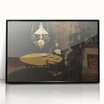Impressionist Interior Scene - After Dinner by Claude Monet Print
