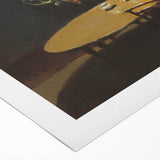 Impressionist Interior Scene - After Dinner by Claude Monet Print