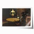 Impressionist Interior Scene - After Dinner by Claude Monet Print