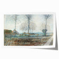 Tranquil Farm Landscape Wall Art - Soft Pastel Modern Country Decor