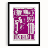 Lenny Kravitz 1990s Concert Poster – Retro Rock Wall Art Print