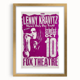 Lenny Kravitz 1990s Concert Poster – Retro Rock Wall Art Print