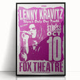 Lenny Kravitz 1990s Concert Poster – Retro Rock Wall Art Print