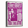 Lenny Kravitz 1990s Concert Poster – Retro Rock Wall Art Print