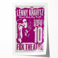 Lenny Kravitz 1990s Concert Poster – Retro Rock Wall Art Print