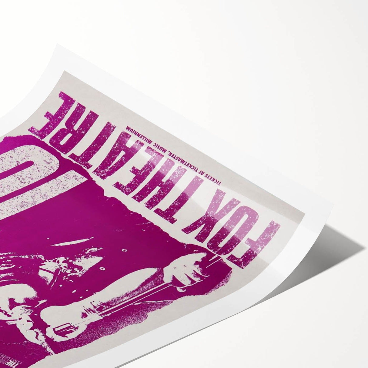 Lenny Kravitz 1990s Concert Poster – Retro Rock Wall Art Print