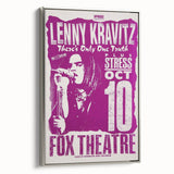 Lenny Kravitz 1990s Concert Poster – Retro Rock Wall Art Print