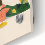 Cozy Reading Time Girls Room Wall Art – Kids Room Art Print