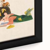 Cozy Reading Time Girls Room Wall Art – Kids Room Art Print