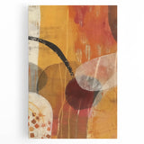 Large black and white stretched canvas depicting a minimalist autumn tree, ideal for kitchen wall art.