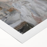 Abstract figurative wall art on rolled canvas showcasing vibrant colors and dynamic shapes, emphasizing modern artistic expression. Perfect for home decor enhancement.